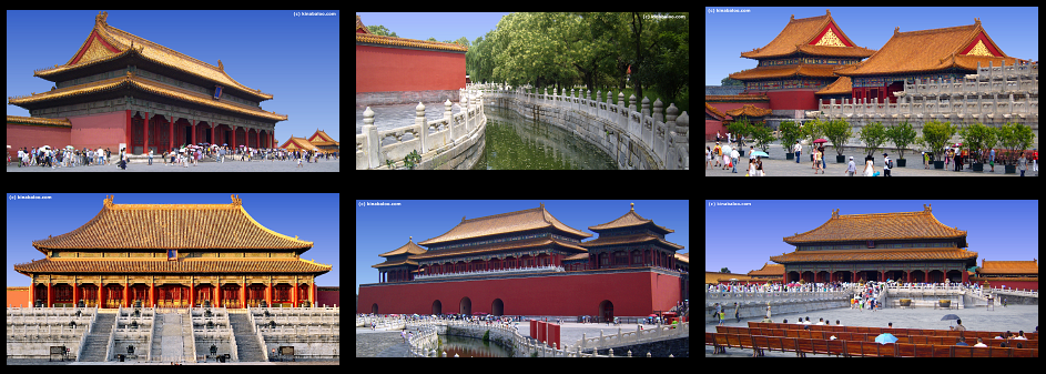 Panoramic Photographs of the Forbidden City