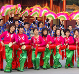 Formation Dance in JingShan Park, Beijing.
